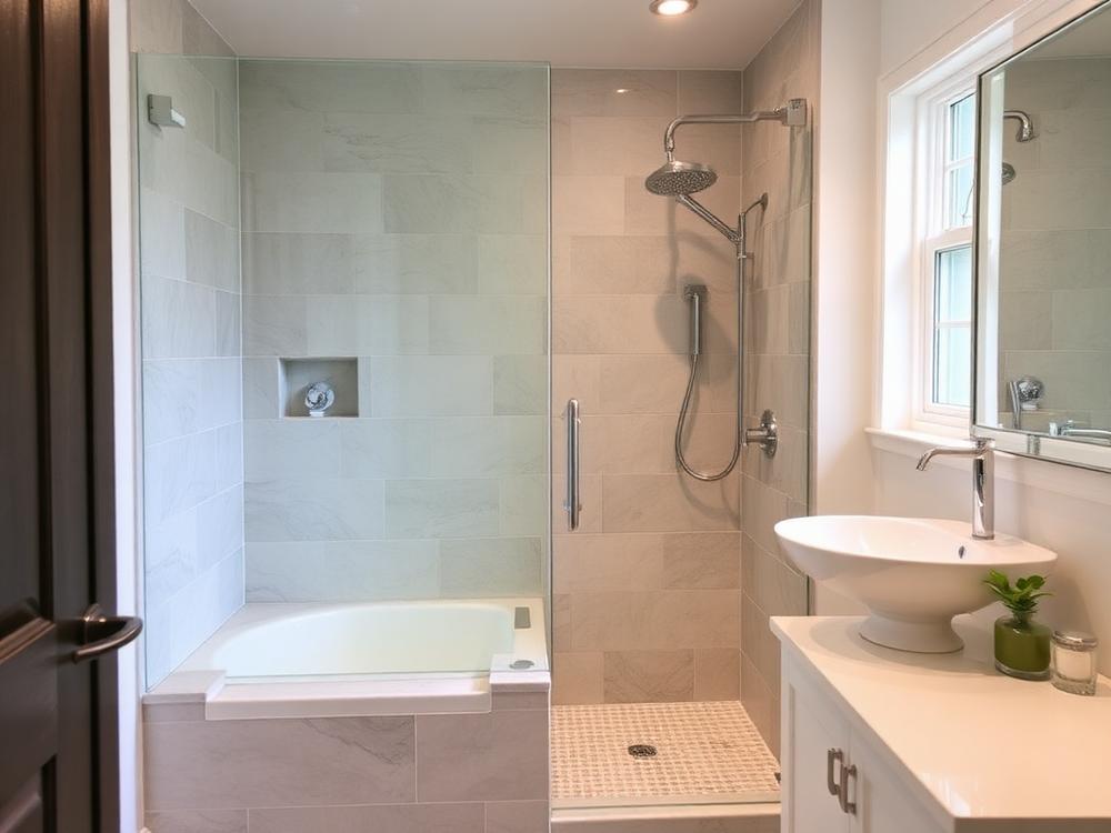 Bathroom remodel after
