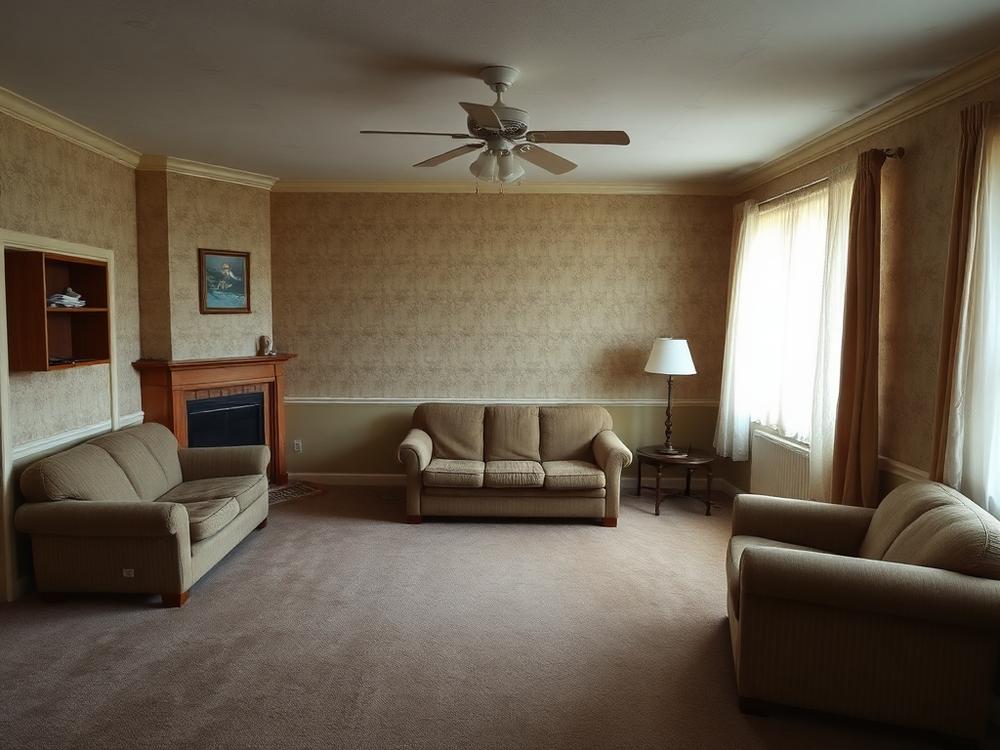 Living room remodel before
